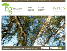 Tablet Screenshot of bgtreesmiami.com